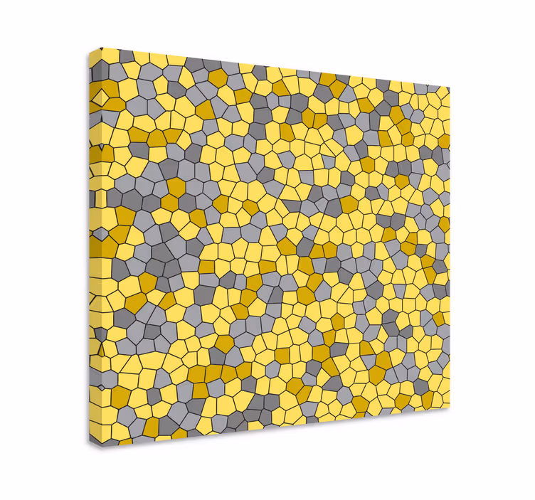 Obraz geometryczny w wzór plastra miodu - TenStickers
