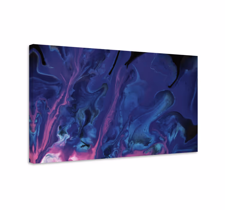 obrazy nowoczesne Fioletowy i niebieski gradient - TenStickers