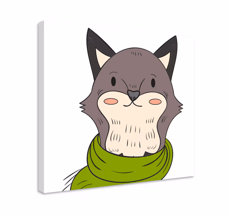 Obraz ze zwierzętami przyjazny bohater zwierzęcy - TenStickers