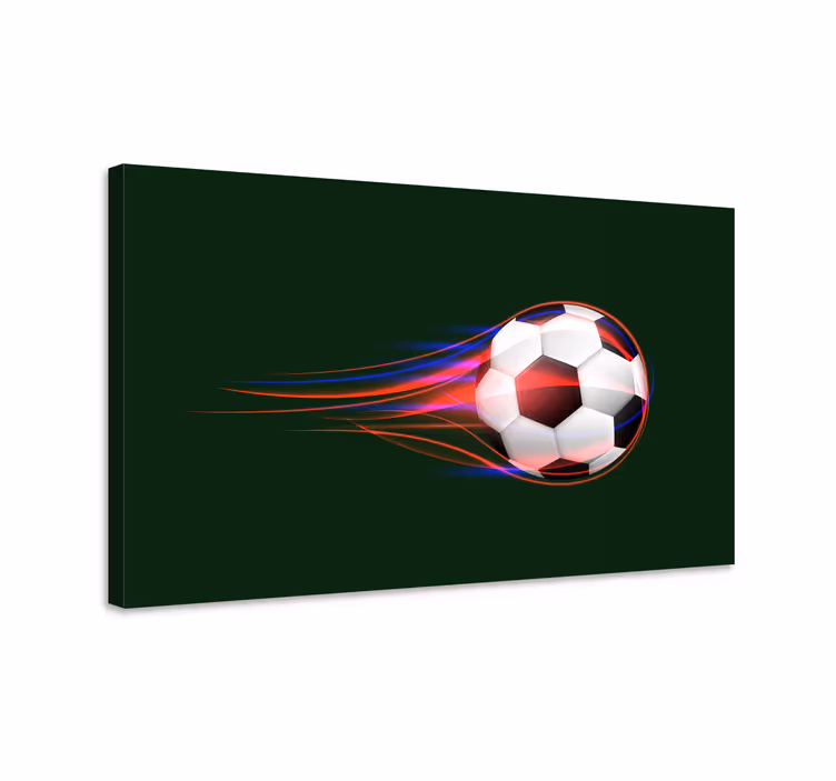 Obraz sport dynamiczna piłka nożna - TenStickers