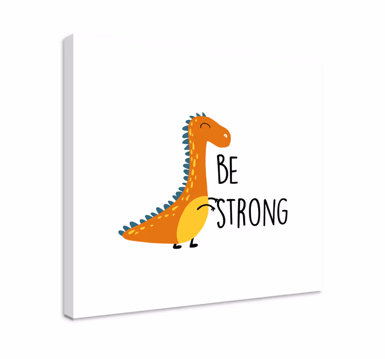 Obraz skandynawski Dinozaur będzie silny - TenStickers