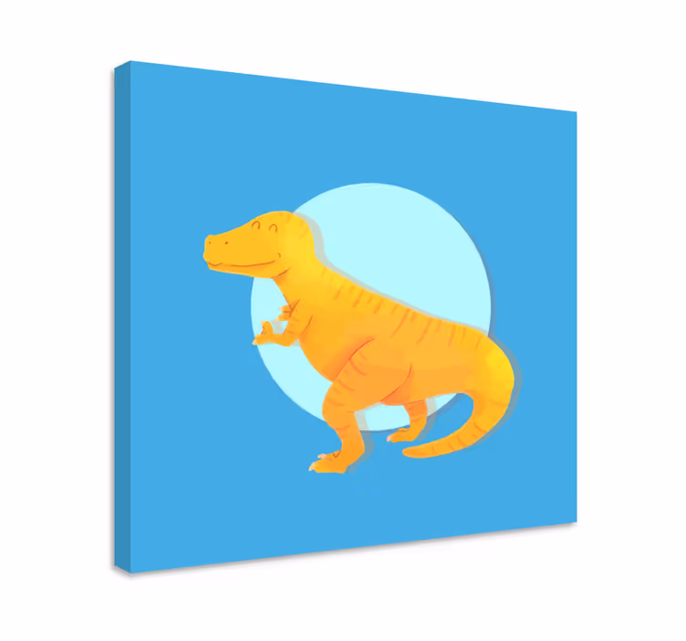 Obraz dinozaury radosny t-rex - TenStickers