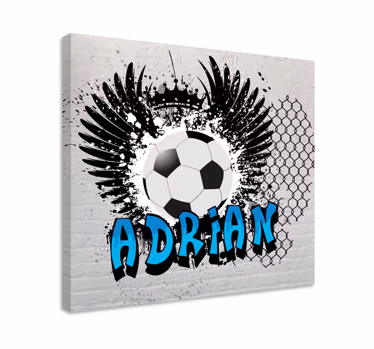 Obraz sport piłkarski wzór inspirowany futbolem - TenStickers