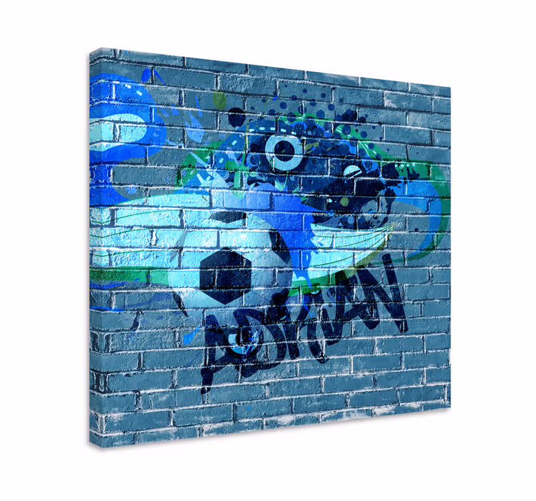 Obraz sport piłkarska sztuka graffiti - TenStickers
