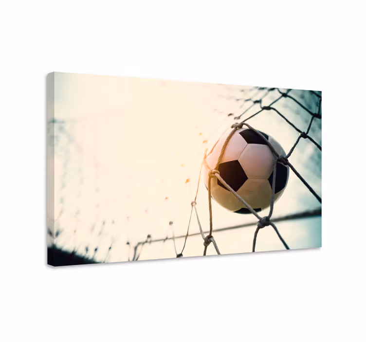 Obraz sport piłka nożna w bramce - TenStickers