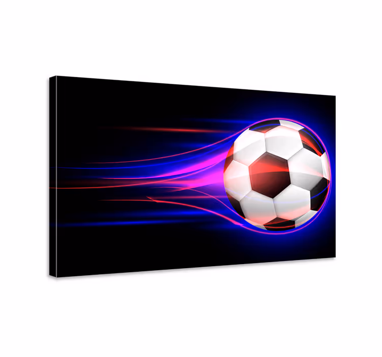 Obraz sport dynamiczny ruch piłki nożnej - TenStickers