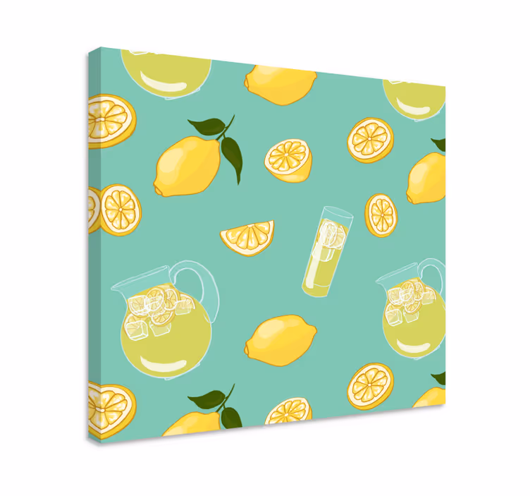 Obraz martwa natura z orzeźwiającą lemoniadą - TenStickers