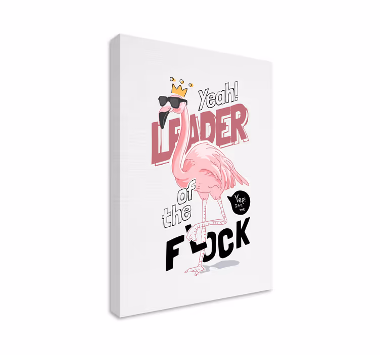 Obraz psy lider w stylu flaminga - TenStickers