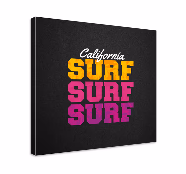 Obraz sport w stylu kalifornijskiego surfingu - TenStickers