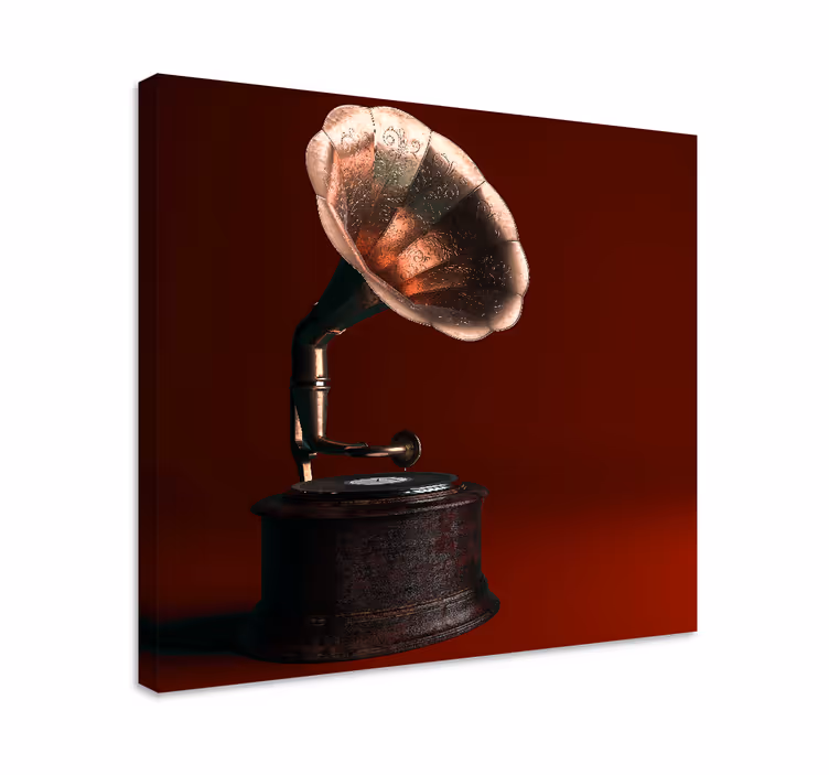 Obraz vintage gramofon w stylu klasycznym - TenStickers