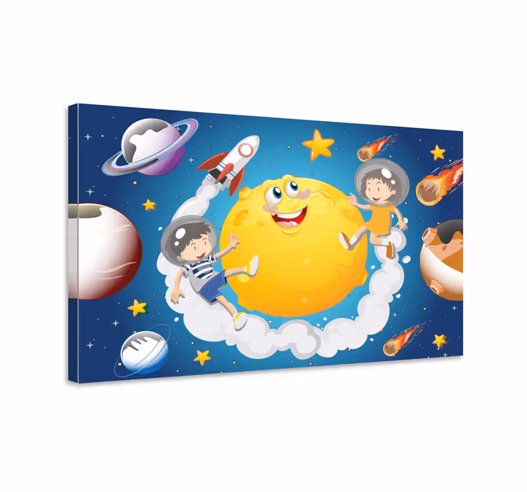 Obraz dla dzieci przygoda w kosmosie - TenStickers