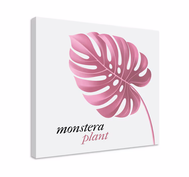 Obraz kwiaty i rośliny monstera - TenStickers