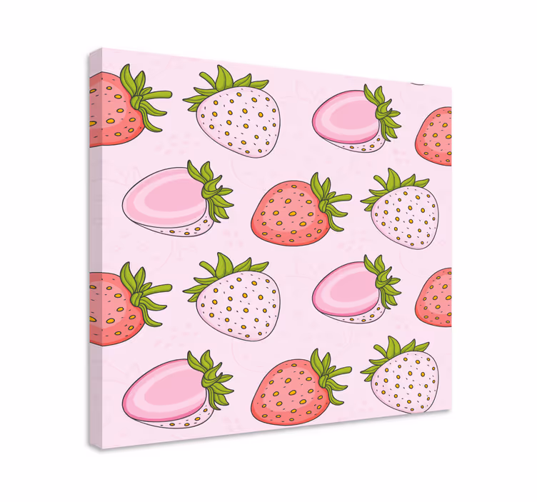 Obraz martwa natura radość truskawkowa - TenStickers