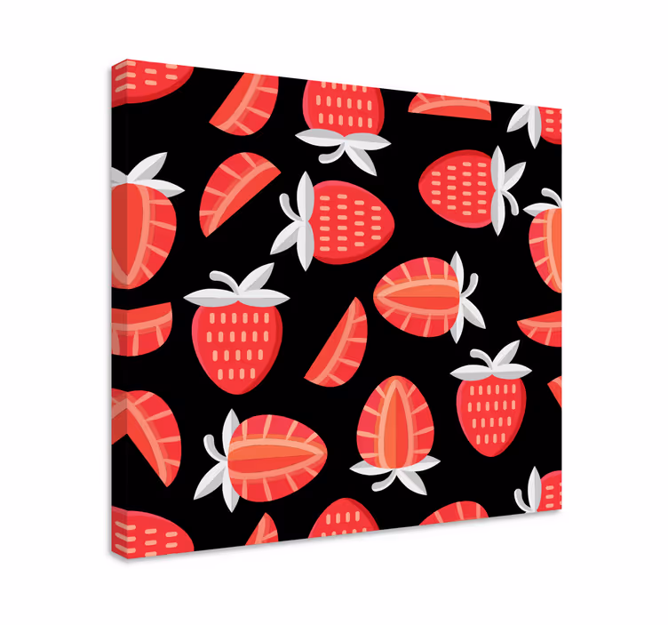 Obraz martwa natura w truskawki - TenStickers
