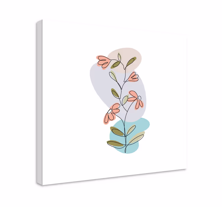 Obraz kwiaty i rośliny kompozycja botaniczna - TenStickers