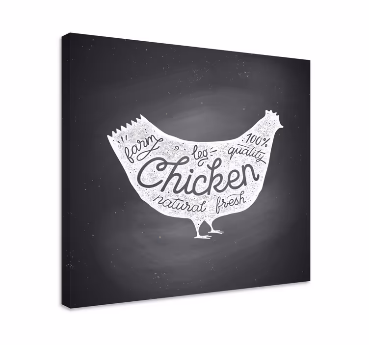 Obraz drzewa świeżych kur z farmy - TenStickers