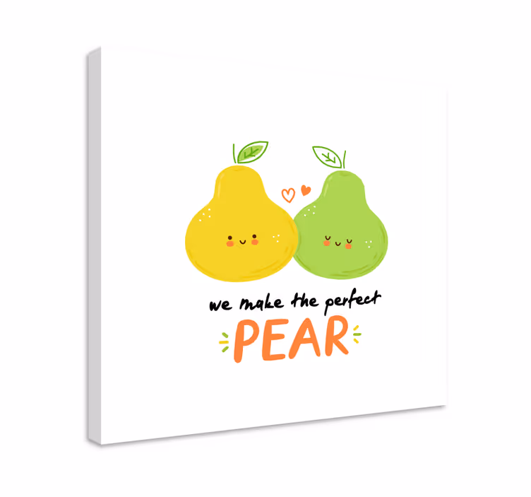 Obraz martwa natura idealne owoce w parze - TenStickers