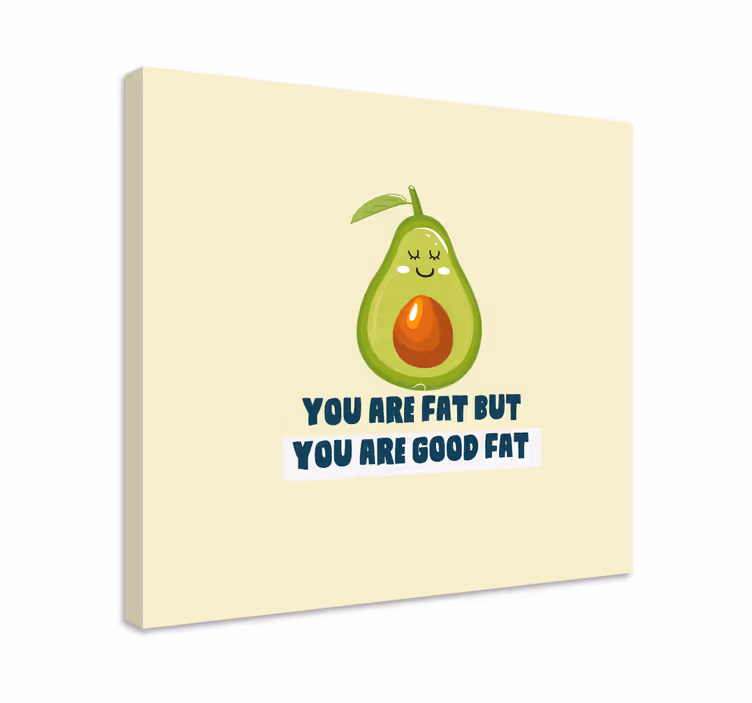 Obraz Zabawny cytat z awokado - TenStickers