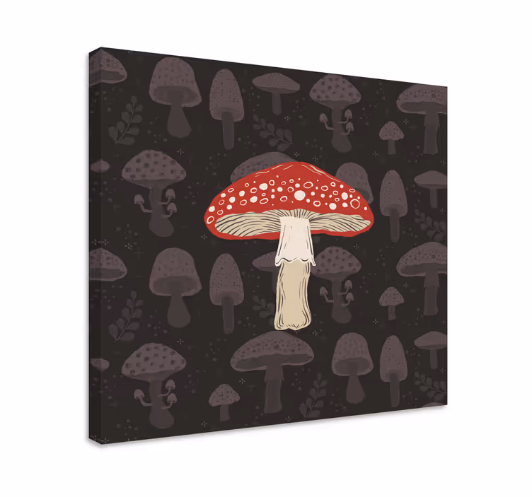 Obraz grzyb czerwony muchomor - TenStickers