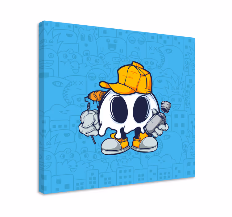 Obraz postacie uroczy duch artysta - TenStickers