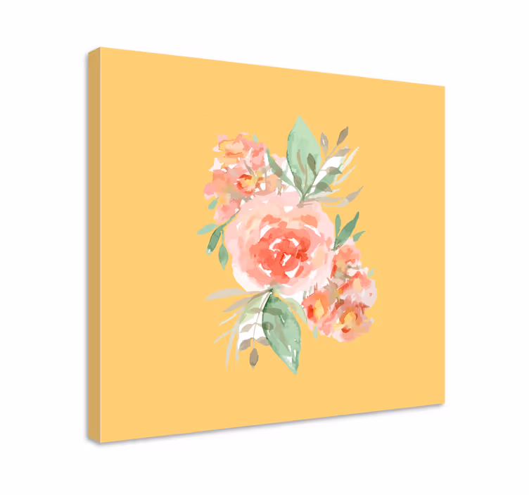 Obraz kwiaty i rośliny w stylu bukietu florystycznego - TenStickers