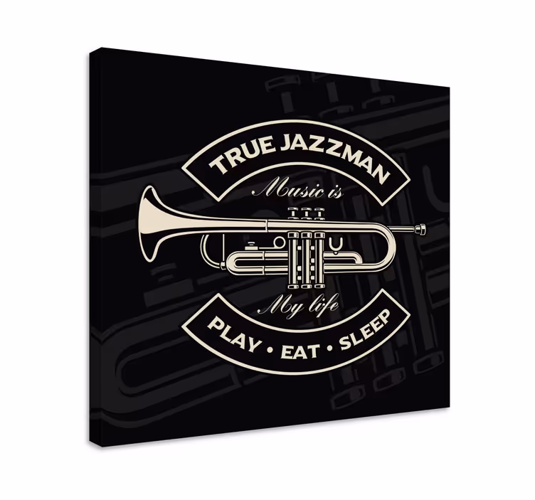 Obraz muzyka Prawdziwy jazzman - TenStickers
