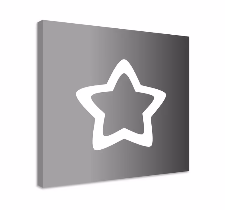 Obraz z ornamentami wzór gwiazdy - TenStickers