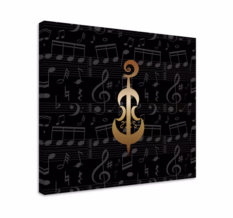 Obraz muzyka elegancki symbol muzyczny - TenStickers