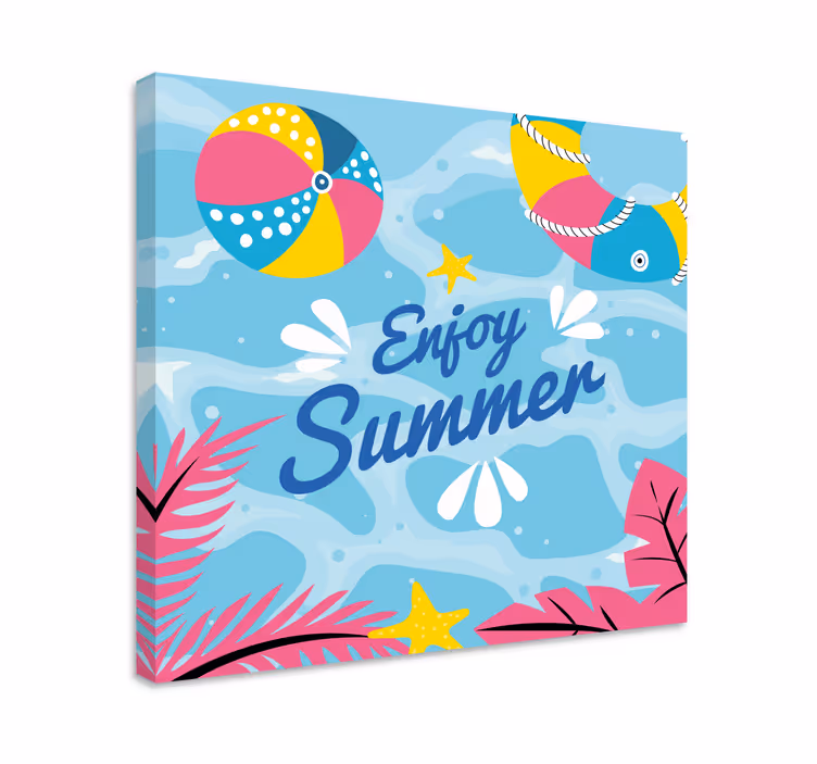 Obraz sport wakacyjne zabawy na plaży - TenStickers