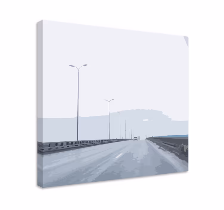 Obraz miasto widok na miejski autostrady - TenStickers