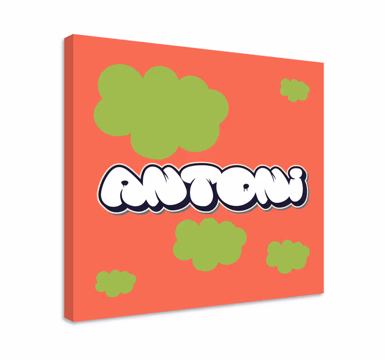 Obraz litery w radosnym stylu pisma - TenStickers