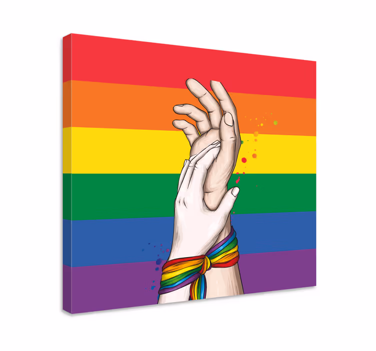 Obraz z napisami jedność w różnorodności - TenStickers