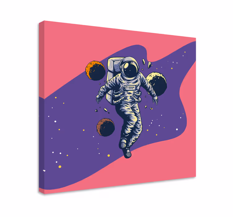 Obraz do sypialni latający astronauta - TenStickers