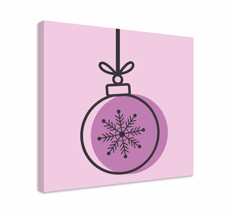 Obraz sport - ornament w kształcie śnieżynki - TenStickers