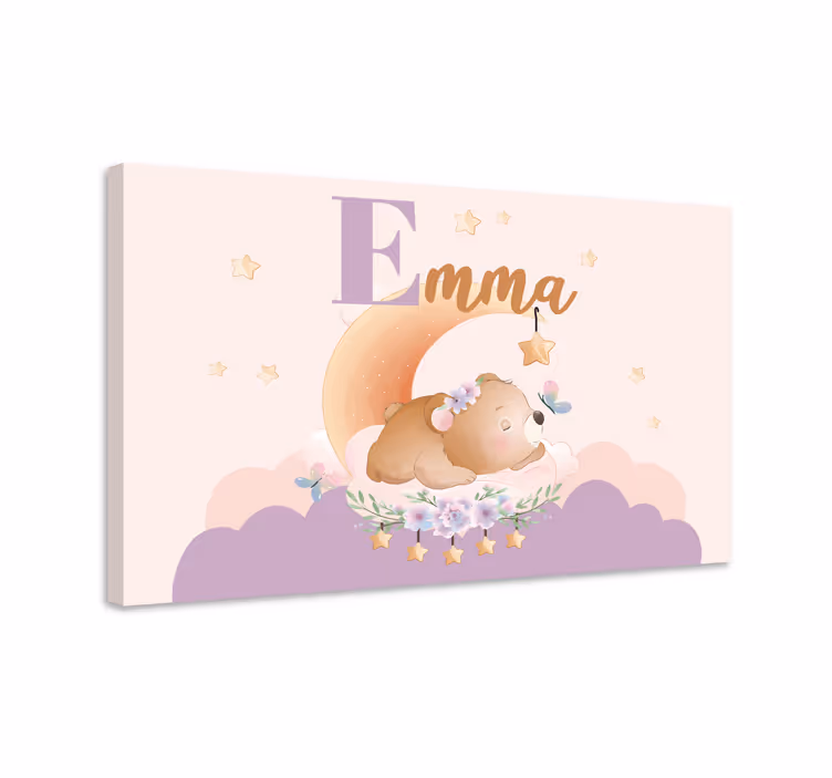 Obraz dla dzieci marzenia małego misia - TenStickers