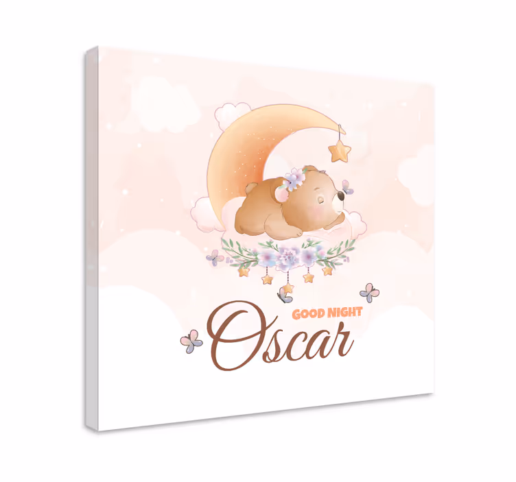 Obraz dla dzieci dobranoc misiek - TenStickers
