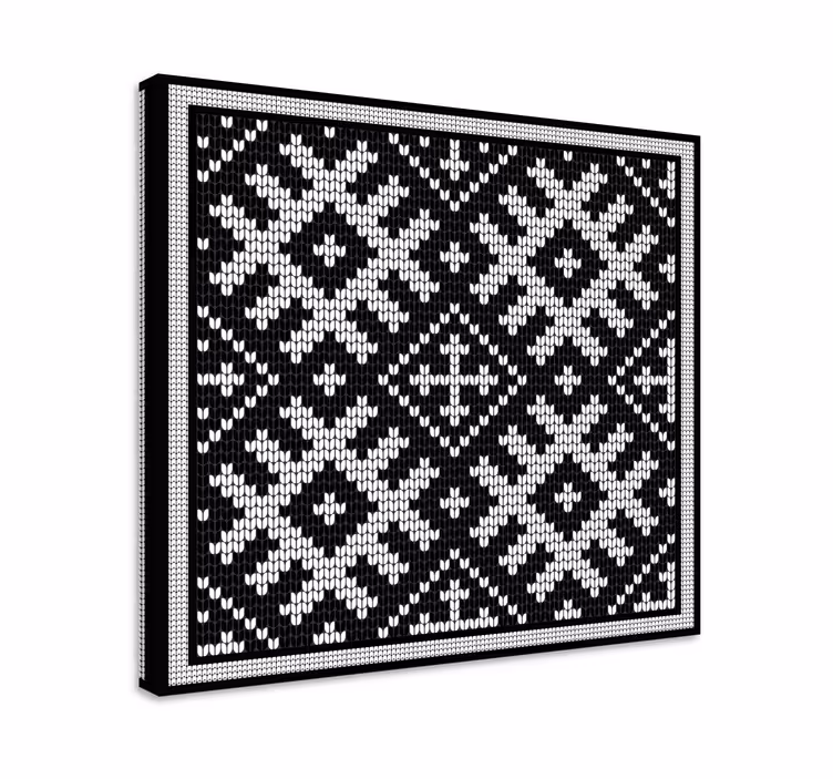 Nowoczesny obraz w eleganckim wzorze - TenStickers