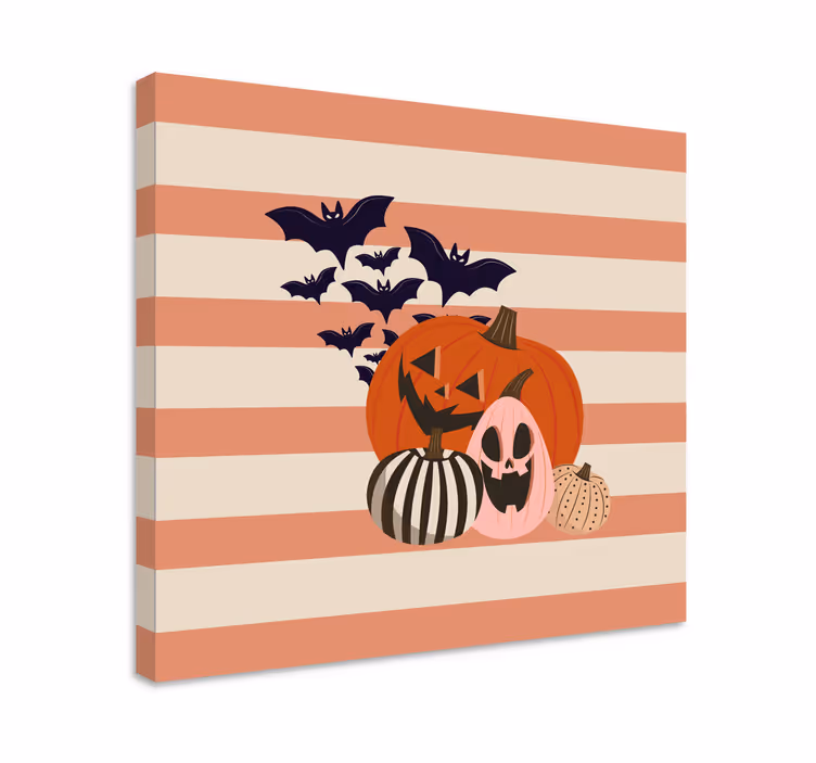 Obraz sport dyniowe zbiory na halloween - TenStickers