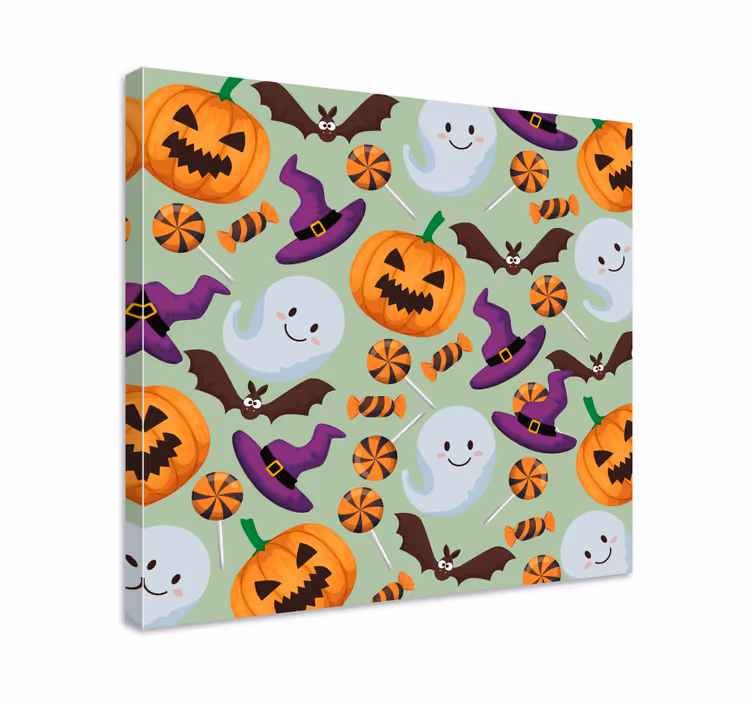 Obraz dla nastolatków z radosnymi elementami halloween - TenStickers