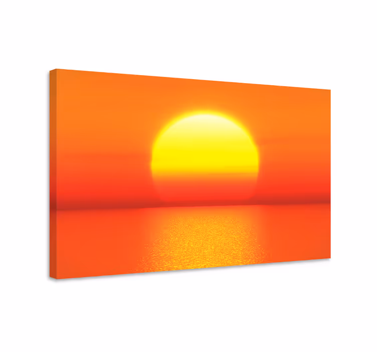 Obraz krajobrazy zmierzch nad falami - TenStickers