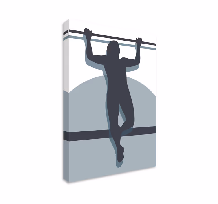 Obraz sport w pozie atletycznej siły - TenStickers