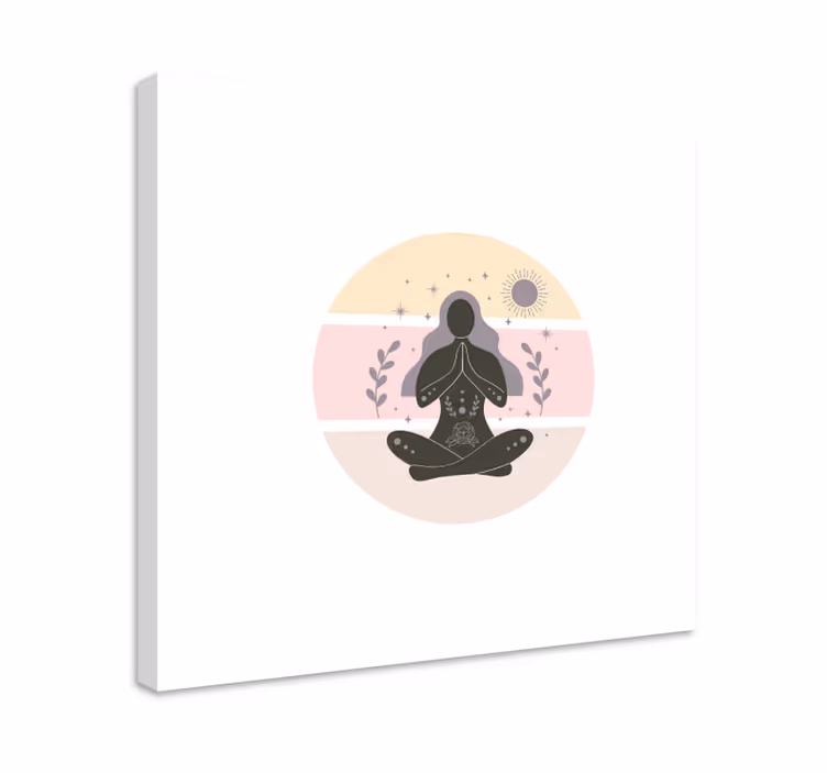 Obraz budda w pozie medytacyjnej - TenStickers