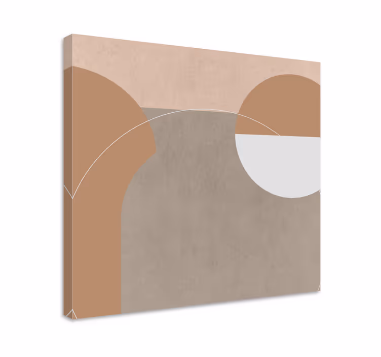 Nowoczesny obraz abstrakcyjne formy geometryczne - TenStickers