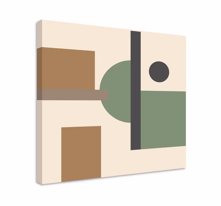 Nowoczesny obraz formy geometryczne w koncepcji - TenStickers