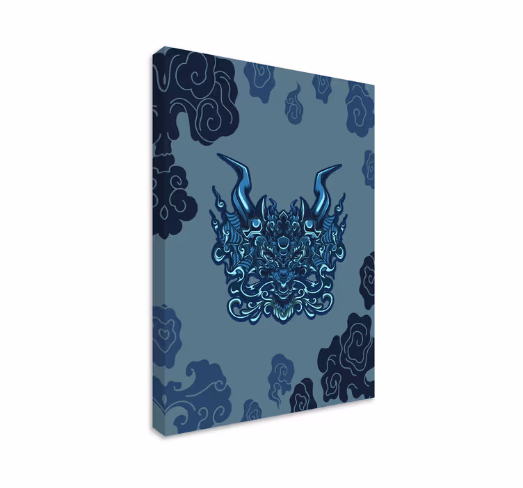 Obraz mandala inspirowany smokiem - TenStickers