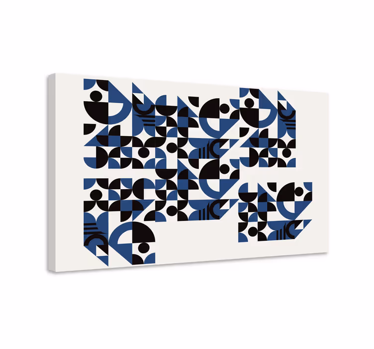 Obraz geometryczny wzory geometryczne w ruchu - TenStickers