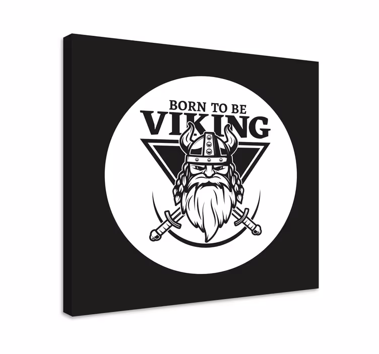 Obraz postacie emblemat wojownika wikinga - TenStickers