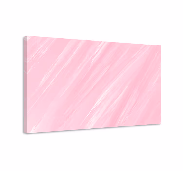Obraz artystyczny Różowa farba w stylu kawaii - TenStickers