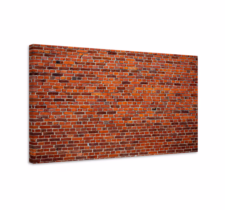 Obraz z ornamentami w fakturze ceglanej - TenStickers