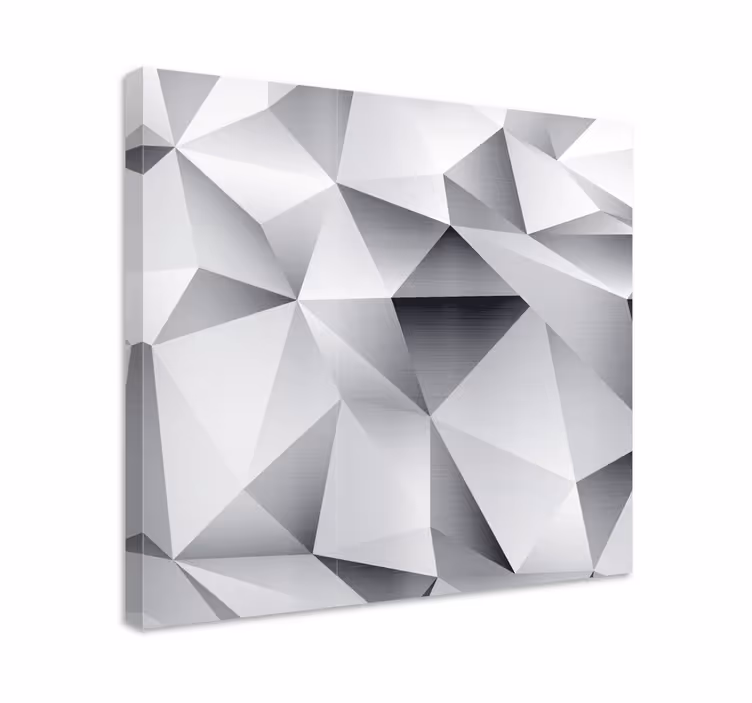 Obraz geometryczny struktura abstrakcyjna z facetami - TenStickers